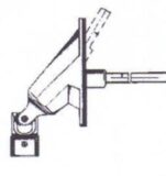 Durchführung mit Doppelgelenk, grau