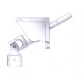 Durchführung mit Winkel PVC 35×47, grau – 250